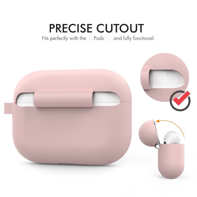 พร้อมส่ง! silicone case for Airpods Pro/gen3 เคสซิลิโคนแอร์พอตpro/Gen3 พร้อมห่วงคล้องสุดปัง(Ahastyle)