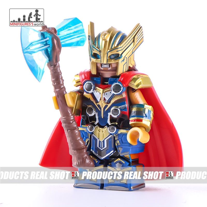 ฟิกเกอร์ Thor Minifigures Star Lord Jane Foster Valkyrie Beta Ray Bill Godslayer ขนาดเล็ก ของขวัญ ของเล่นสําหรับเด็ก WM2417-A