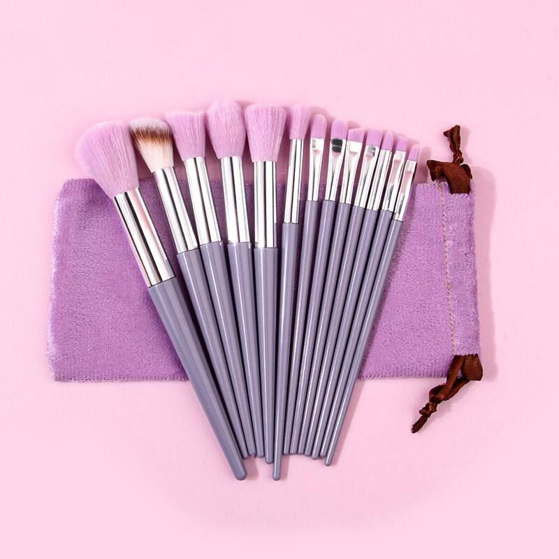 13 pcs soft soft soft makeup brushes set for cosmetics foundation blush powder shadow kabuki mix makeup brush beauty too