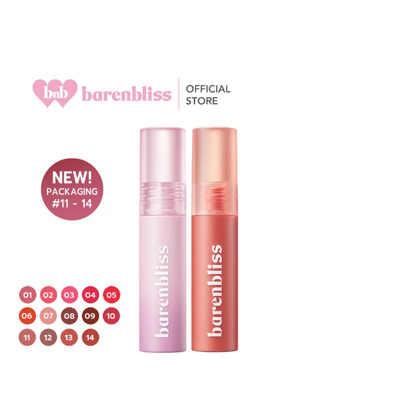 bnb barenbliss Cherry Makes Cheerful Lip Velvet 2.5g 1 ชิ้น ลิปเนื้อกำมะหยี่ เนียนนุ่ม สีชัดติดทน