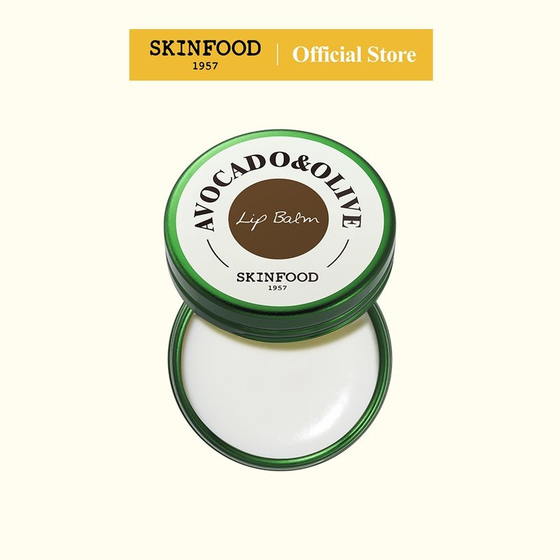 [SKINFOOD Official] ลิปมันอะโวคาโด & มะกอก 12g ลิปมาส์กสำหรับกลางคืน บำรุงริมฝีปาก ลิปมาส์ก Avocado & Olive Lip Balm