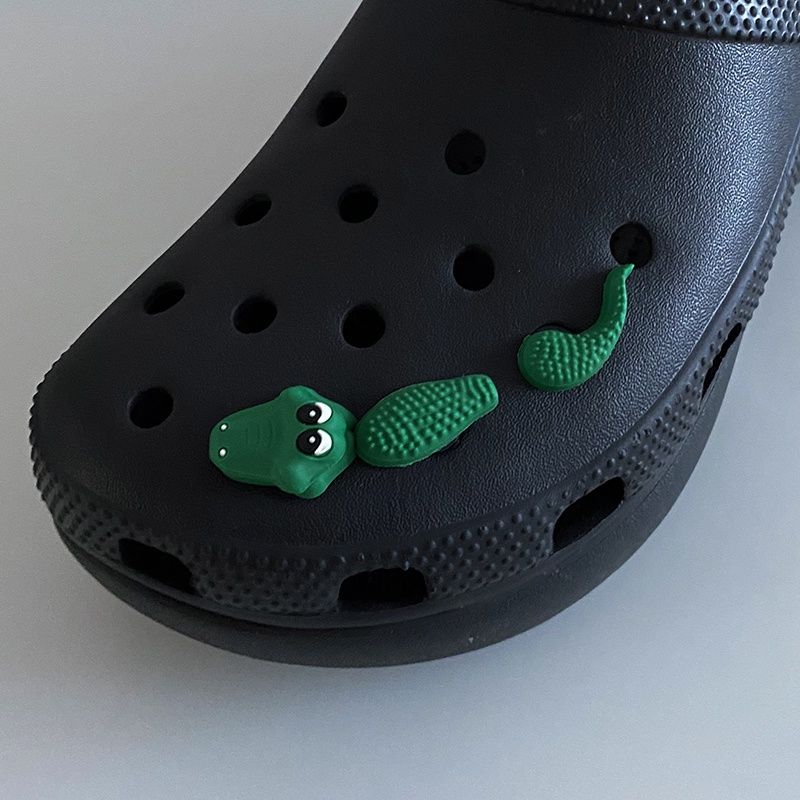 croc [จระเข้ 3 มิติ] สติกเกอร์ตกแต่ง croc clog jbbitz หัวเข็มขัด สําหรับเข็มกลัดเสน่ห์จระเข้