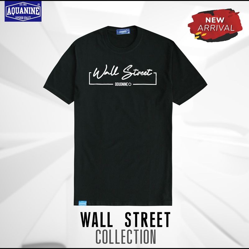 AQUANINE เสื้อยืด รุ่น WALL STREET เสื้อยืดคอกลม ลิขสิทธิ์แท้