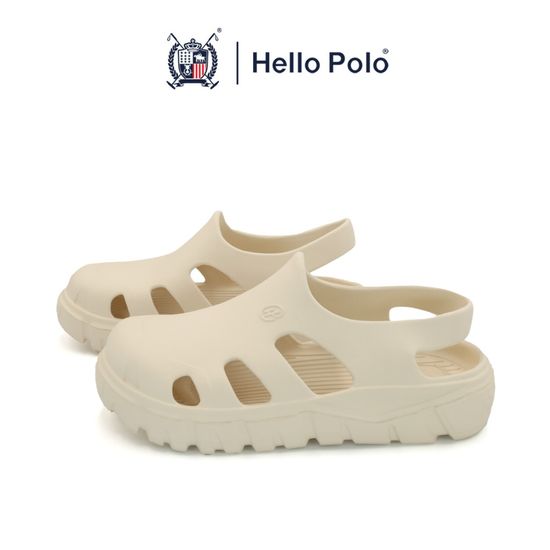 Hello Polo รองเท้าแตะผู้หญิง รองเท้าหัวโต กันลื่น ลําลอง พื้นหนา พื้นนิ่ม 2.7CMพื้นนิ่มมากใส่สบายเท้า HP8035