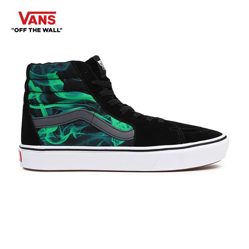 VANS COMFYCUSH SK8-HI - AFTER DARK BLACK/GREEN รองเท้า ผ้าใบ VANS ชาย หญิง