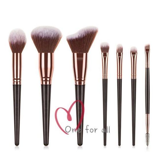 [พร้อมส่ง] แปรงแต่งหน้า H24 brush set เซต7ชิ้น  แปรงปัดแก้ม แปรงไฮไลท์ แปลงแต่งหน้า Make up brush fancy (2สี)