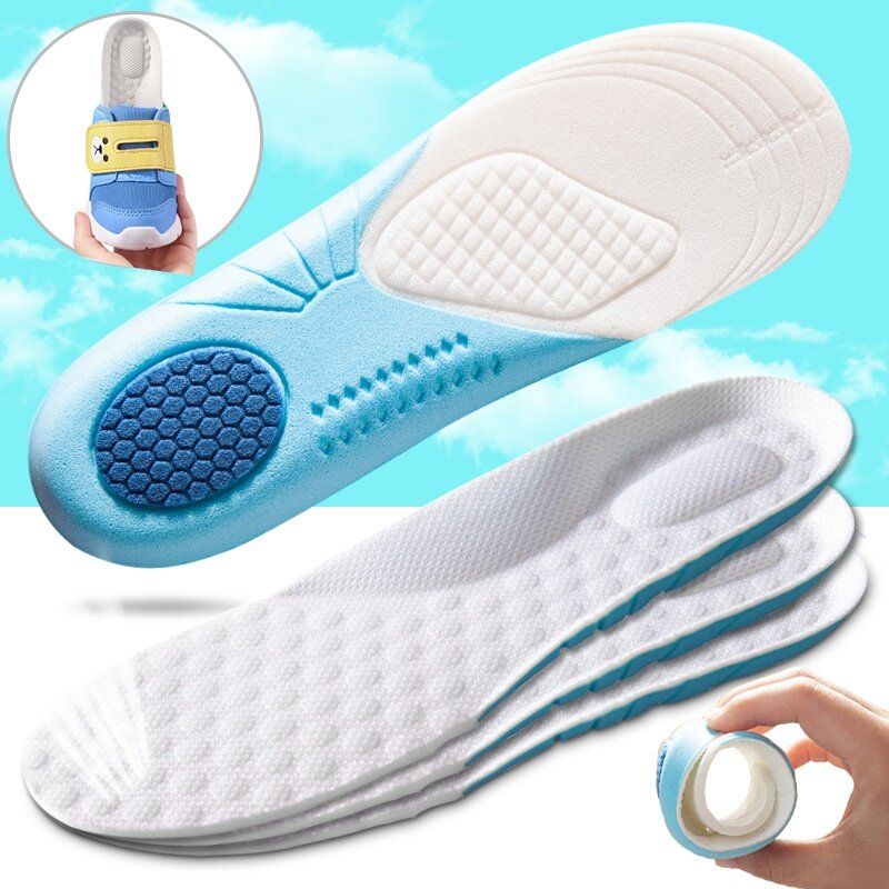 เด็กเด็กกีฬาโฟม Insoles กระดูกโค้งสนับสนุนรองเท้า Pad สบายดำเนินการส้นเบาะ P Lantar F Asciitis แต่เพียงผู้เดียว