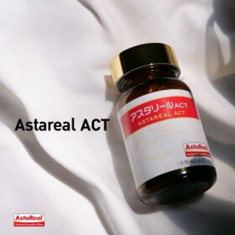 [ของแท้ อ.ย. ไทย พร้อมส่ง] Astareal Act วิตามินพรีเมียมจากญี่ปุ่น 60 เม็ด ลดการอักเสบ ชะลอวัยด้วยสารต้านอนุมูลอิสระ