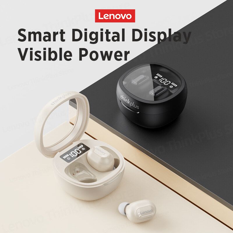 Lenovo  PD1X True Wireless ดิจิทัลสำหรับเล่นกีฬาระบบลดเสียงรบกวนหูฟังเอียร์บัดแบบมีไมโครโฟน BT5.3หูฟังกันน้ำหูฟังบลูทูธ TWS จาก