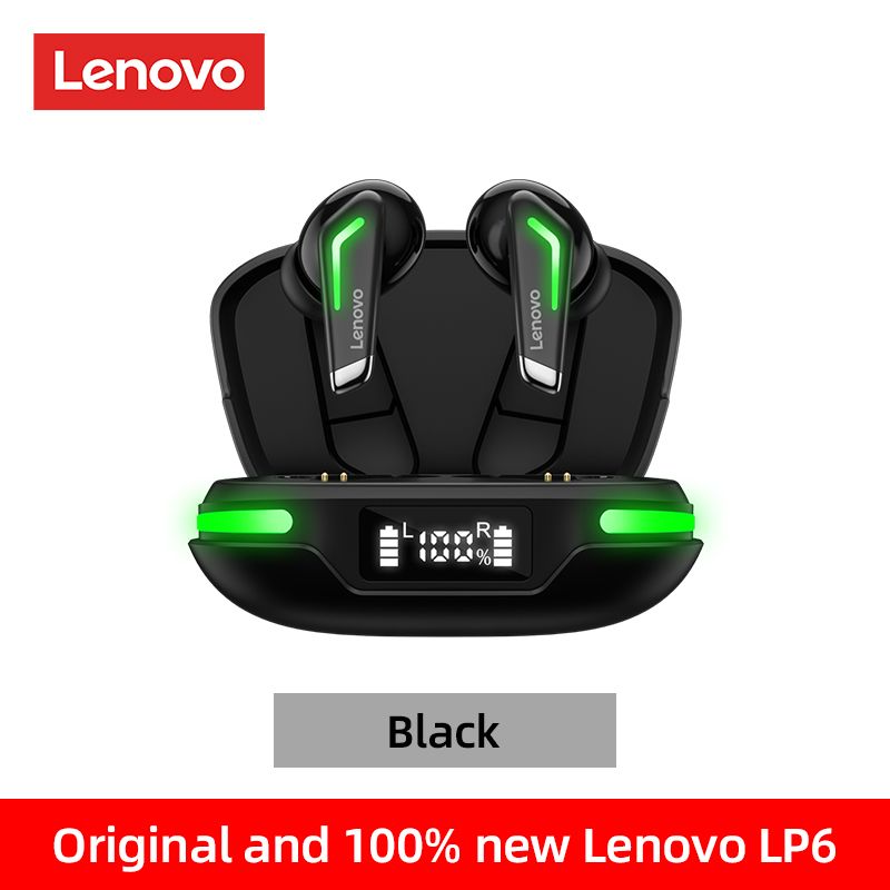 Lenovo GM3หูฟังบลูทูธหูฟังเพลย์สเตชันหูฟังสำหรับเล่นเกมชุดหูฟังดีเลย์ต่ำหูฟังกันน้ำลดเสียงรบกวน