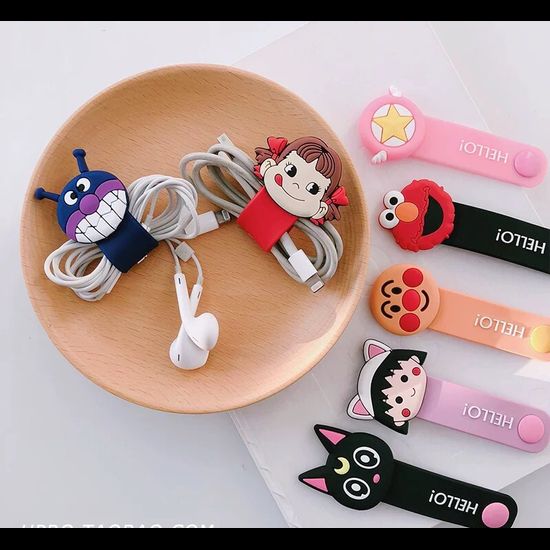 SOTHING Cartoon Cable Manager ที่ม้วนเก็บหูฟัง Winder Winding Storage Buckle ที่เก็บสายแบบพกพา