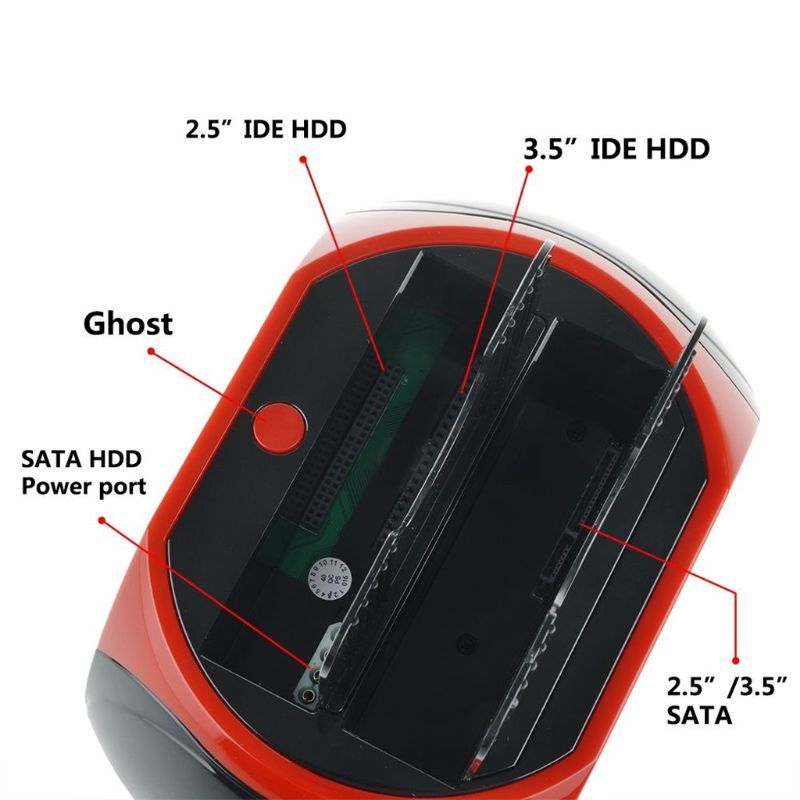 ฮาร์ดดิสก์ไดร์ฟ อุปกรณ์เพิ่มฮาร์ดดิสก์ ฮาร์ดไดร์ฟภายนอก All in 1 IDE Hdd Docking Station SATA to USB 2.0/3.0 2.5/3 นิ้ว