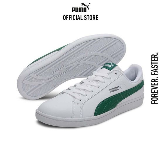 PUMA SPORT CLASSICS - รองเท้ากีฬา Smash Leather สีขาว  - 35672225