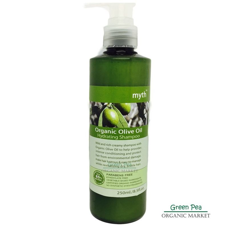 มิธ แชมพูน้ำมันมะกอก 250 ml. Myth Organic OLIVE OIL SHAMPOO