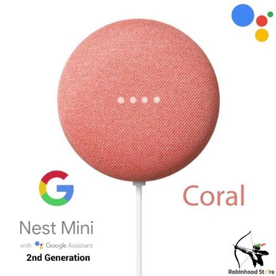 Google Nest Mini (2nd Generation)  ลำโพงสั่งงานด้วยเสียง ผู้ช่วยอัจฉริยะในบ้าน