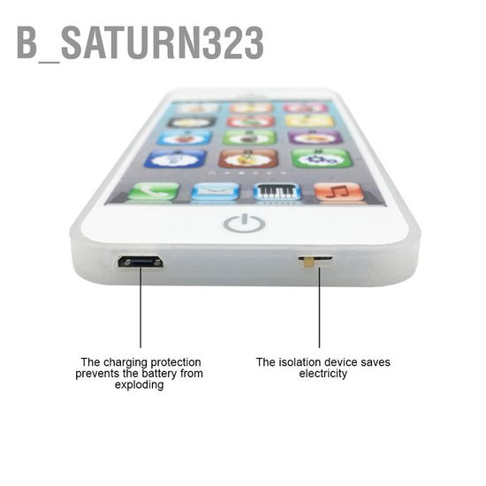 B_Saturn323 โทรศัพท์มือถือ หน้าจอสัมผัส มีเสียงเพลง เพื่อการเรียนรู้ภาษาอังกฤษ สําหรับเด็กปฐมวัย