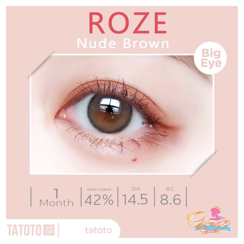 Roze Nude Brown เก็บโค้ดลด30% ได้ในลิงค์VDOเลยจ้าหรือทักแชท