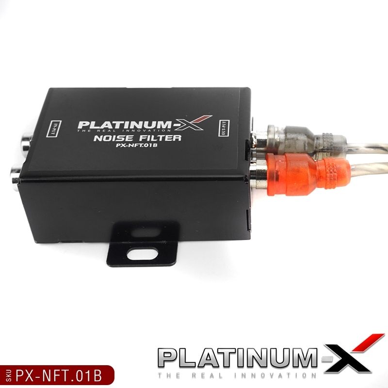 PLATINUM-X โช๊คกันกวน กันหวีด กล่องกันวีด กันกวน PX-NFT.01B / PX-NFT.02W น๊อยส์ฟิวเตอร์ ลดสัญญาณรบกวน 1 ตัว