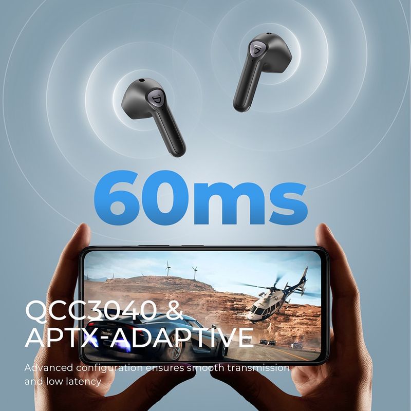 Soundpeats Air3 หูฟังบลูทูธ 4 สี QCC3040 AptX- โหมดเกมมิ่ง 5 ชั่วโมง