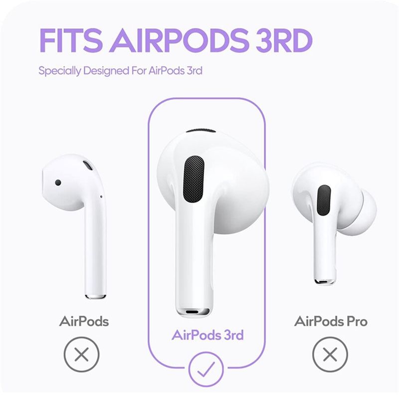 For Airpods 3 Earbuds Anti Slip Ear Hook Case Cover Anti Lost Shark Fin Eartips For Air pods Earhook Earphone Accessories