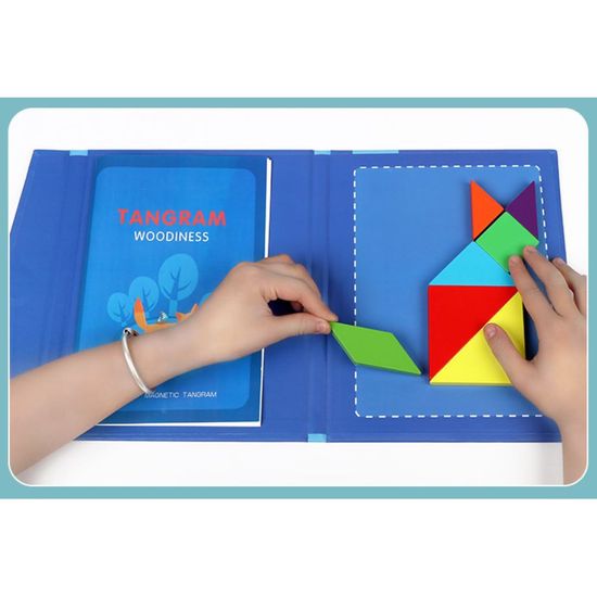 💥 SALES 💥 Tangram สมุดแม่เหล็กแทนแกรม ของเล่นเสริมพัฒนาการเด็ก