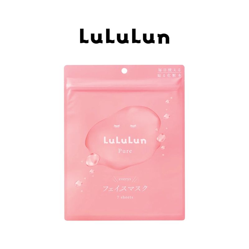 Lululun Pure Pink Face Mask