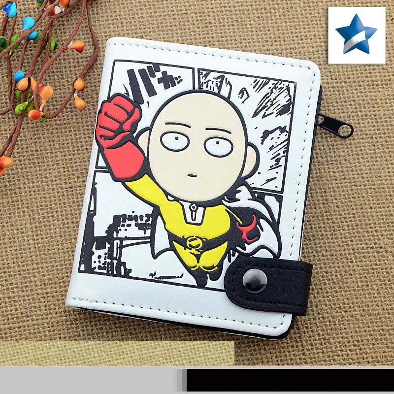 กระเป๋าสตางค์ใบสั้นลายอนิเมะ one punch man