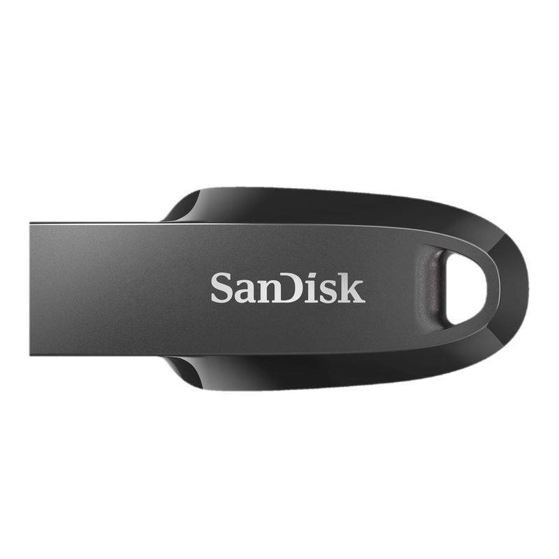 SanDisk Ultra Curve USB 3.2 Gen1 128GB Flash Drive (SDCZ550-128G-G46, Black)