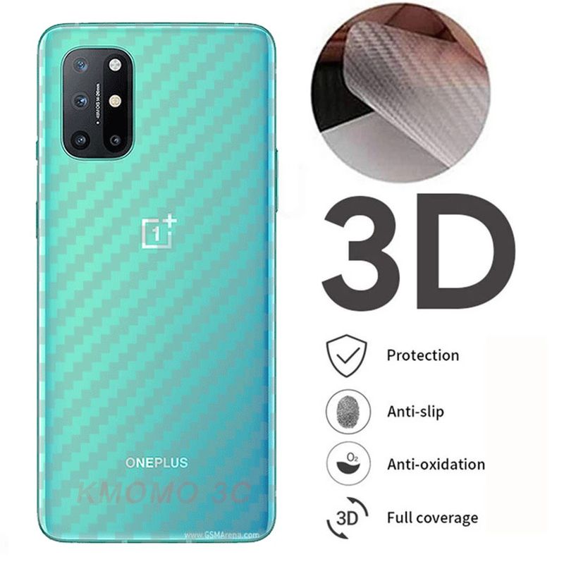 ฟิล์มหลัง OnePlus คาร์บอนไฟเบอร์ 3D OnePlus Nord CE 8T 8 7 Pro 7T 6T 6 5 5T N10 N100