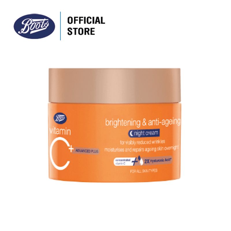 Boots Vitamin C Advanced Plus Brightening & Anti-Ageing Night Cream