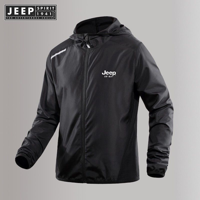 JEEP SPIRIT SPIRIT D เสื้อผ้าป้องกันแสงแดดของผู้ชายเสื้อแจ็กเก็ตแนวสปอร์ตกันน้ำระบายอากาศได้ดีสำหรับใส่ตกปลากิจกรรมกลางแจ้งฤดูร้อนปี1941