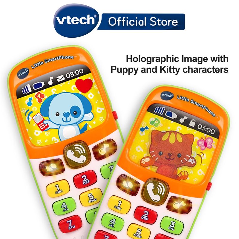 VTech Orange Color Little Smartphone Baby Phone Toys (6/9/12 months) Early Learning ของเล่นโทรศัพท์ สำหรับเด็ก สีส้ม