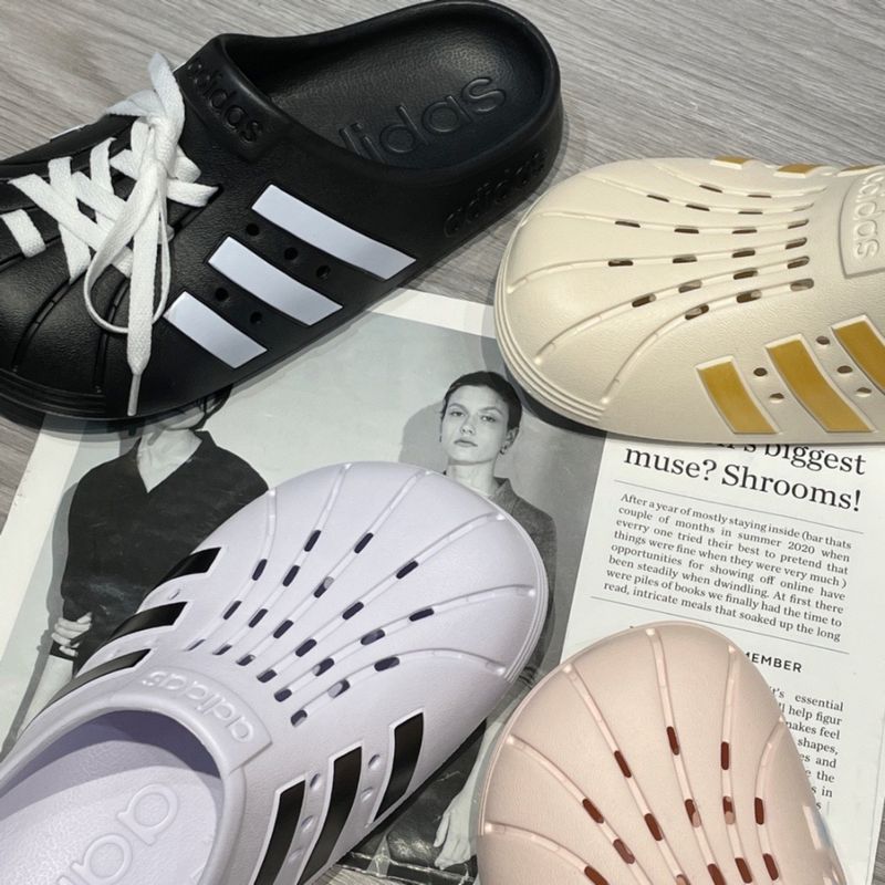 【พร้อมส่งจากไทย】รองเท้าแตะ Adidas Adilette Clogs Sports slippers ของแท้ 100% รองเท้ากีฬา