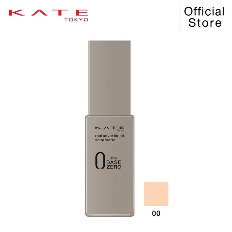 KATE รองพื้น ปกปิดเรียบเนียน REAL COVER LIQUID SEMI-MATTE