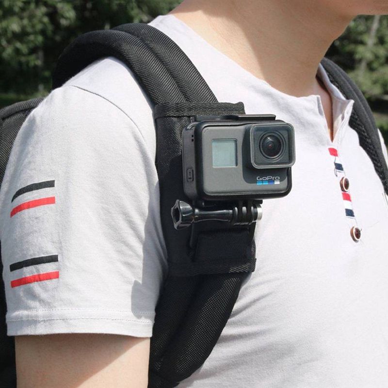 คลิปยึดกล้อง GoPro ตัวยึดกล้องติดกระเป๋าเป้สะพายหลัง สำหรับ GoPro Action Cam