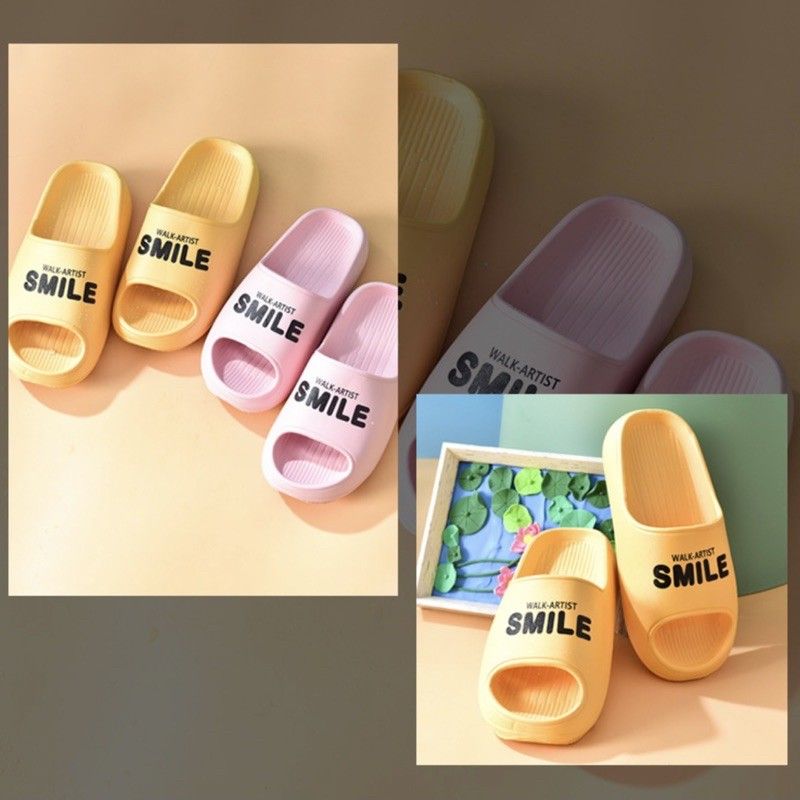 SMILE รองเท้าแตะ รองเท้าใส่ในบ้าน พื้นหนา4cm  กันลื่น E2122