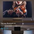 【100% ของแท้】Xiaomi Umiio U8 Pro wifi/5G รุ่นใหม่ล่าสุด Android 9.0 เชื่อมต่อกับ projector เชื่อมต่อโทรศัพท์ 4K UHD Bluetooth พร้อมแอพ netlfix youtube google เครื่องฉายโปรเจคเตอ รองรับการเชื่อมต่อแล็ปท็อป