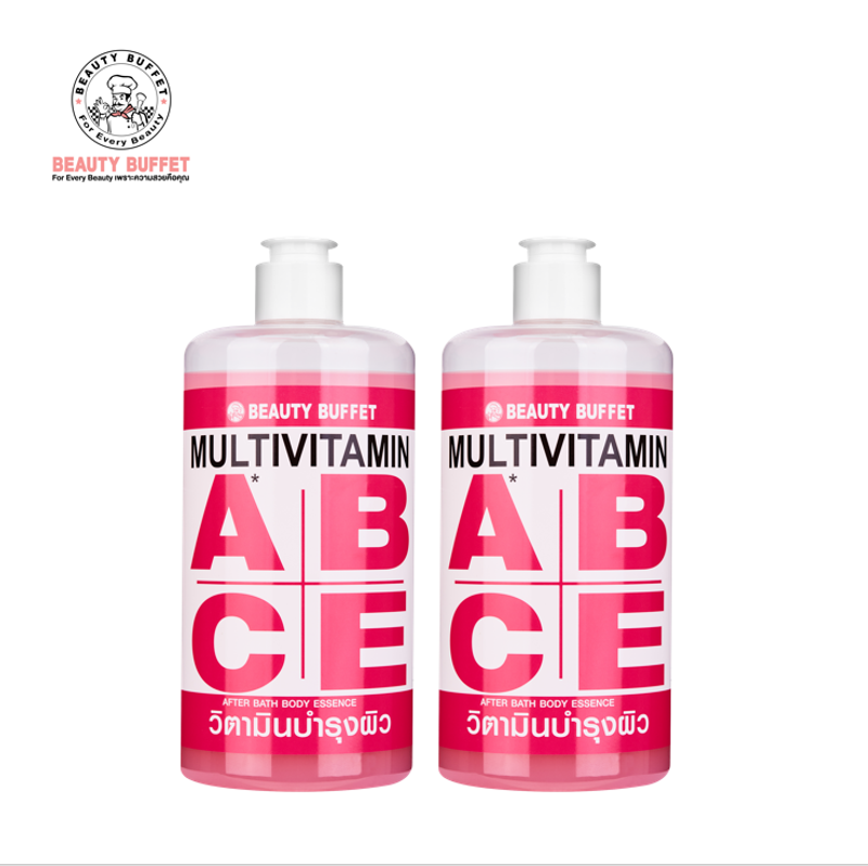 (แพ็คคู่) BEAUTY BUFFET MULTIVITAMIN AFTER BATH BODY ESSENCE - บิวตี้ บุฟเฟ่ต์ มัลติวิตามิน อาฟเตอร์ บาธ บอดี้ เอสเซนส์