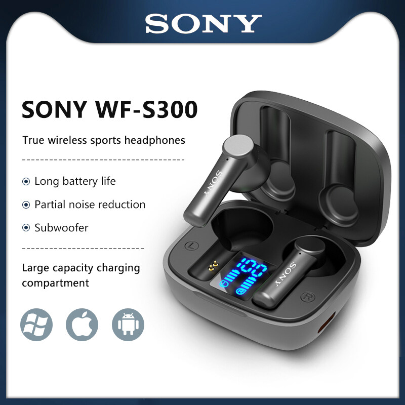 หูฟังไร้สาย SONY Z22 BluetoothV 5.2 ในหูฟังกีฬาหูฟังบลูทูธหูฟังเพลงสเตอริโอ HiFi พร้อมกล่องชาร์จ