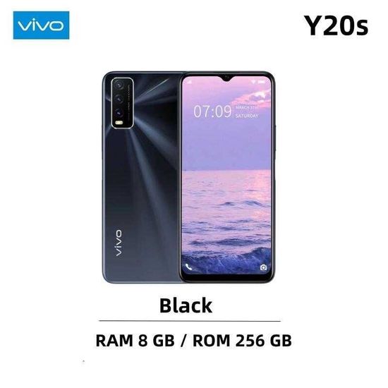 vivo Y20s RAM8GB+ROM256GB จอ 6.51นิ้ว Android 10 แบตเตอรี่5000mAh รับประกันร้าน แถมฟรีอุปกรณ์ครบกล่อง