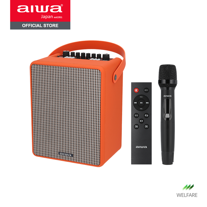 [ผ่อน 0%] AIWA Cube Box Bluetooth Speaker ลำโพงบลูทูธพกพา SUPER BASS