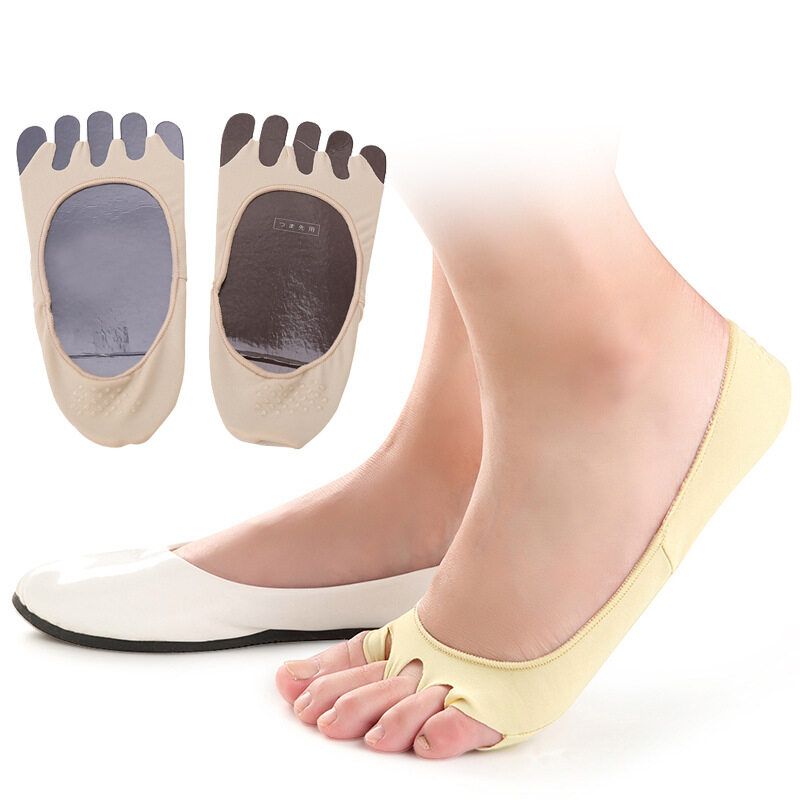 VTTO 1คู่ Arch Support ถุงเท้าการบีบอัด Plantar Fasciitis Heel Massager Relief Foot Pain