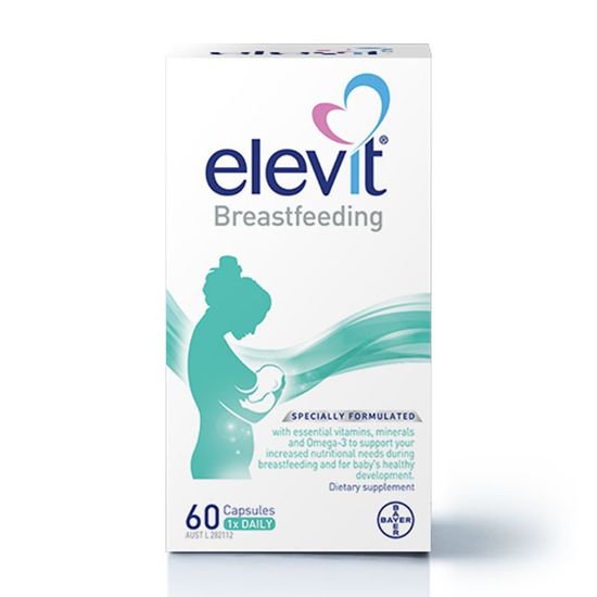 Elevit Breastfeeding เพิ่มน้ำนม บำรุงน้ำนม เร่งน้ำนม เพื่อความพร้อมในการให้นมลูก ผลิตภัณฑ์ที่คุณแม่ทั่วโลกให้การยอมรับ