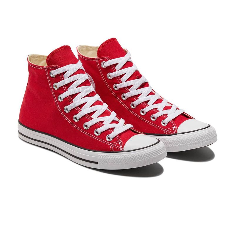 Converse All Star Classic Hi - Red สีแดง รองเท้า คอนเวิร์ส แท้ คลาสสิค หุ้มข้อ