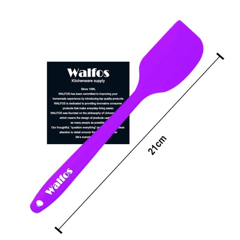 WALFOS ซิลิโคนครีมเค้กเนย Spatula Scraper เค้กเบเกอรี่เครื่องมือ