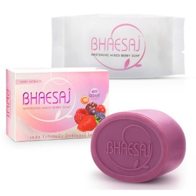 เภสัช สบู่เภสัช ไวท์เทนนิ่ง Bhaesaj Whitening Soap 130 กรัม ก้อนใหญ่