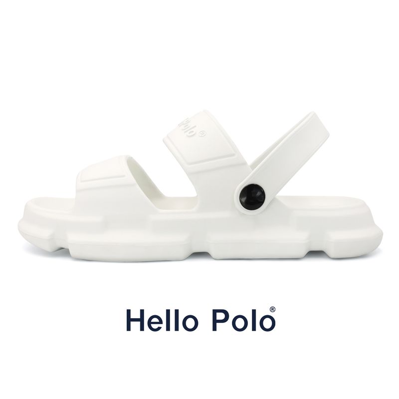 Hello Polo รองเท้าแตะ รองเท้าแตะสําหรับผู้หญิง รองเท้าแตะชายหาด ส้นหนา 3 ซม เหยียบนุ่ม กันลื่น แฟชั่นฤดูร้อน ผู้หญิง รองเท้าไปทะเล HP8012W