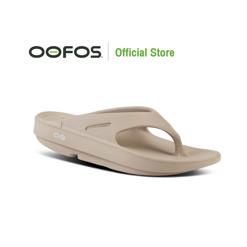 OOFOS OOriginal Nomad (สีเบจ) - รองเท้าแตะเพื่อสุขภาพ นุ่มสบายเท้าด้วยวัสดุอูโฟม บอกลาปัญหาสุขภาพเท้า