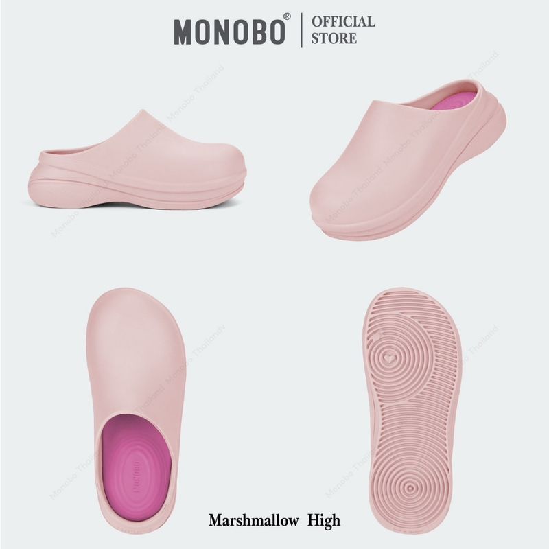 MONOBO รุ่น Marshmallow High รองเท้าแตะแบบสวมแฟขั่น  ของแท้ 100%