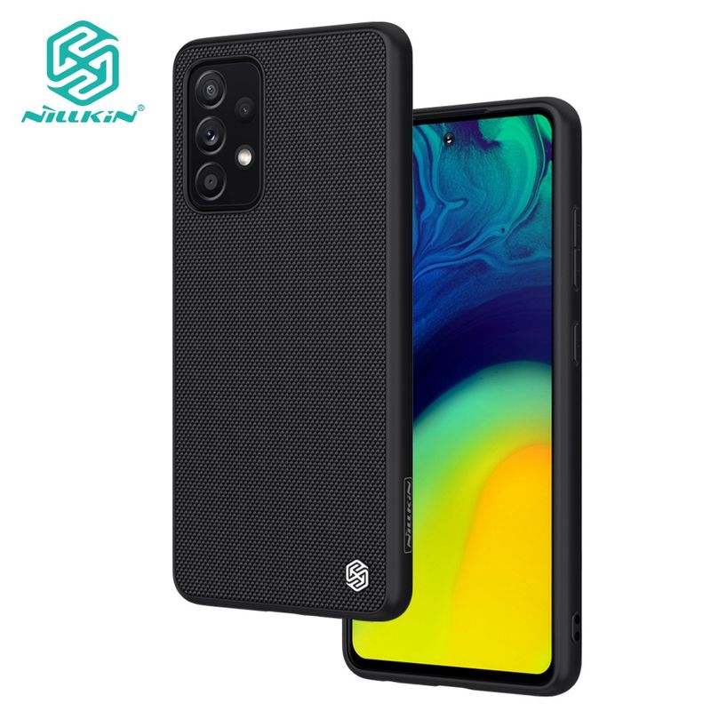 Nillkin Light Nylon Fiber Phone Case For Samsung Galaxy A52S / A52 4G / A52 5G TPU + PC Textured Ultra Thin Non-Slip Protective Back Cover